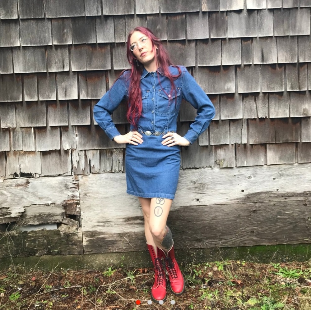 Democracy vintage jean dress